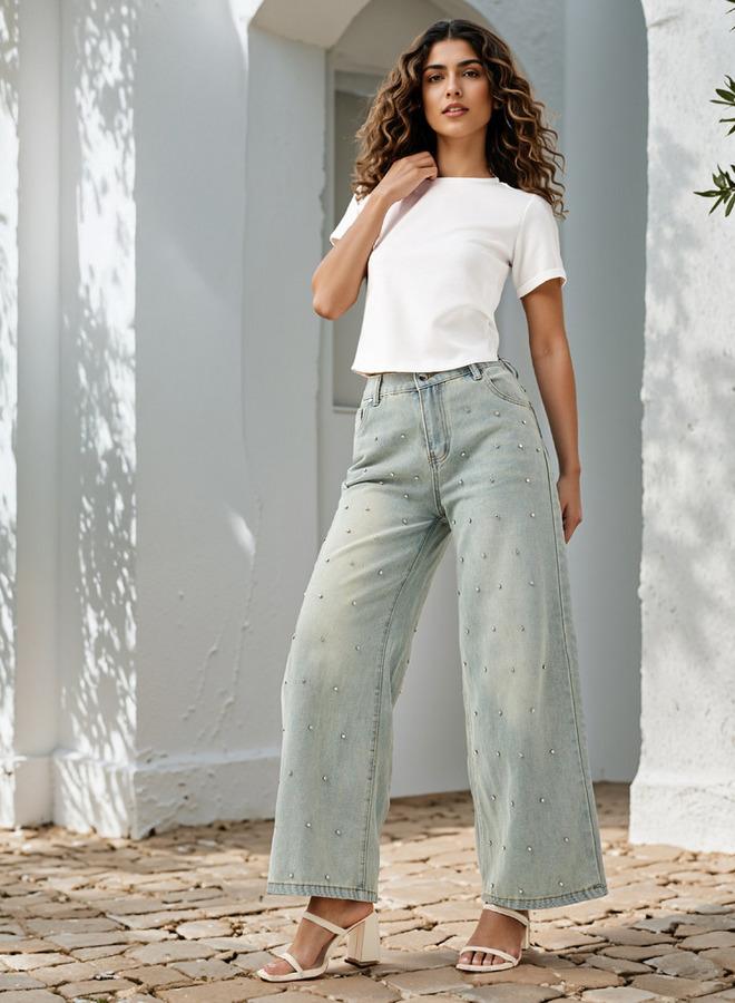 تواكستريمز تيشيرت بياقة دائرية وتفاصيل أزرار - Image 2