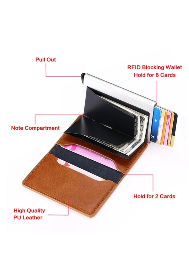 Daytoyz Anti Rfid Credit Card Holder Smart Minimalist Wallet Pocket Men Women Slim Cardholder Bank Secure Creditcard Case Dropshipping  - Image 3