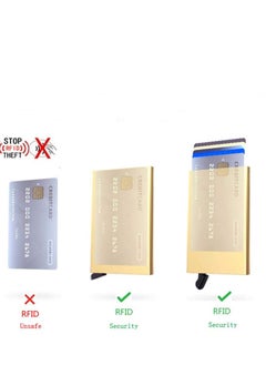 Daytoyz Anti Rfid Credit Card Holder Smart Minimalist Wallet Pocket Men Women Slim Cardholder Bank Secure Creditcard Case Dropshipping  - Image 4