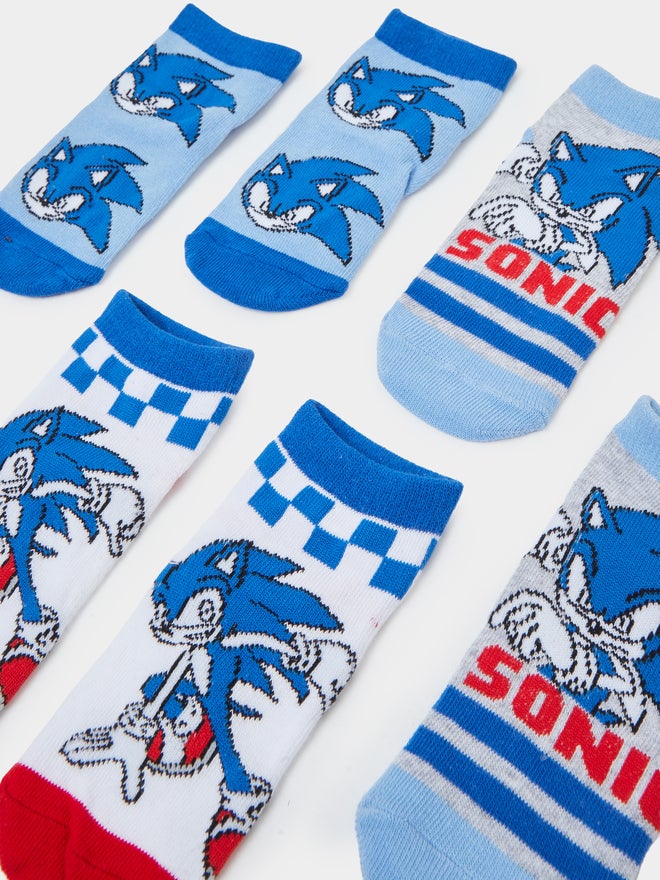 Styli Pack of 3 - Boys Sonic The Hedgehog Socks - Image 3