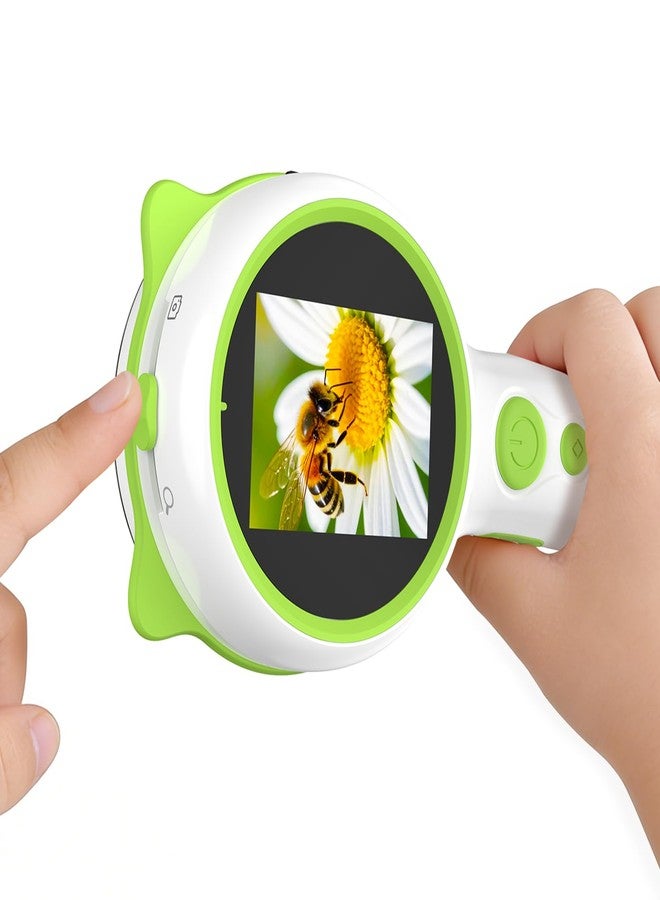 Aikokkl Kids Microscope Green Bear - Digital Handheld STEM Kit & 1080P Camera (600x Zoom) - Portable Science Toy for Nature Observation & Forest Hiking - Gift for Boys & Girls Age 5-12 - Image 1