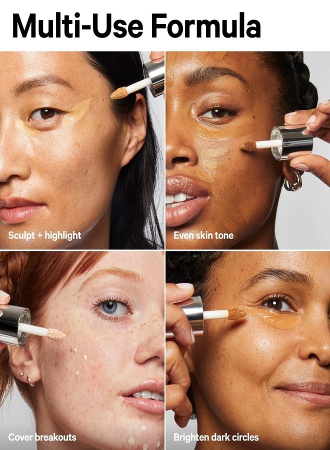 ميلك ميكب خافي عيوب سائل مرطب من ميلك ميك أب بحمض الهيالورونيك - 11C - لون فاتح متوسط ​​مع درجات لونية باردة، 8.5 مل | خافي عيوب كريمي طويل الأمد بتغطية كاملة - Image 2