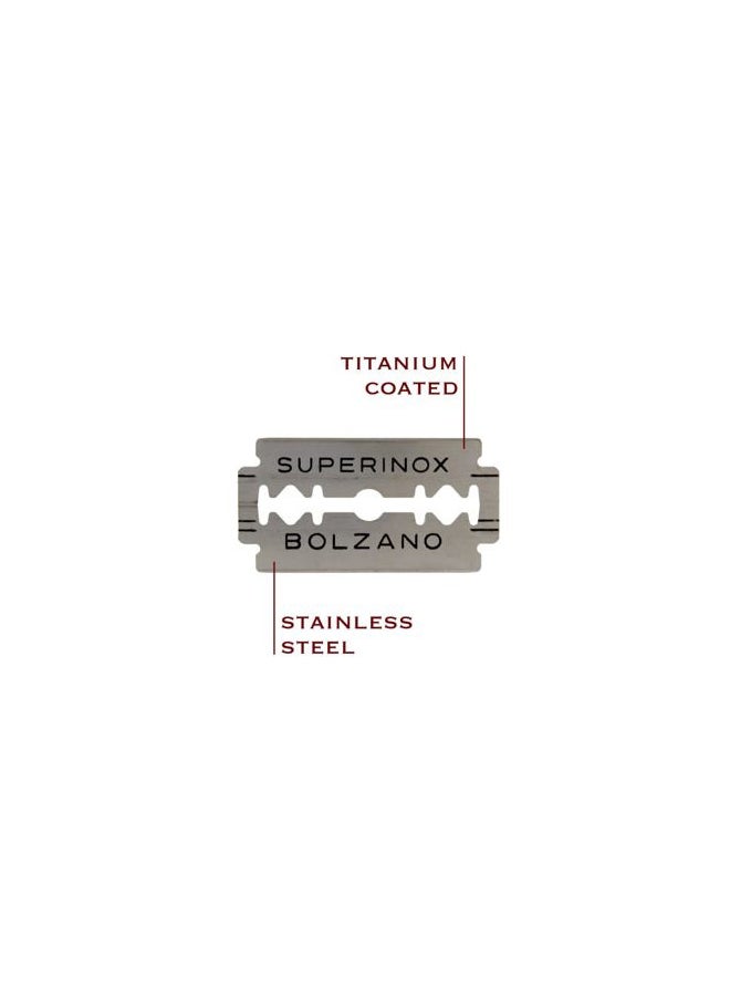 Bolzano 20 Bolzano Superinox Inossidabile Double Edge Razor Blades  - Image 3