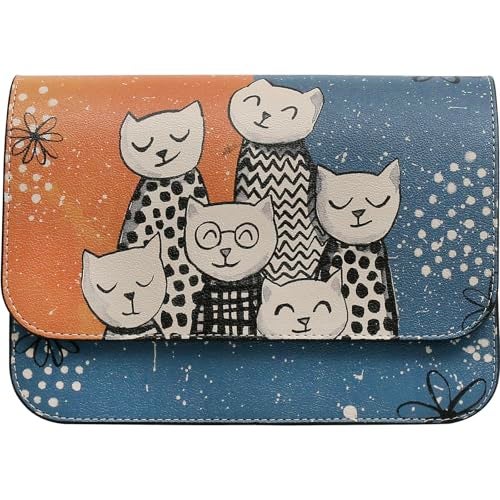DOGO Handbags for Womens - Handmade, Vegan Leather and Unique Design Crossbody Bags for Women, Family Portrait Design - Image 1