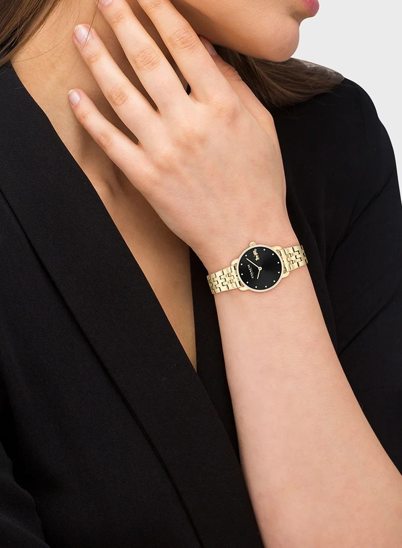 COACH Steel Strap Analog Watch
