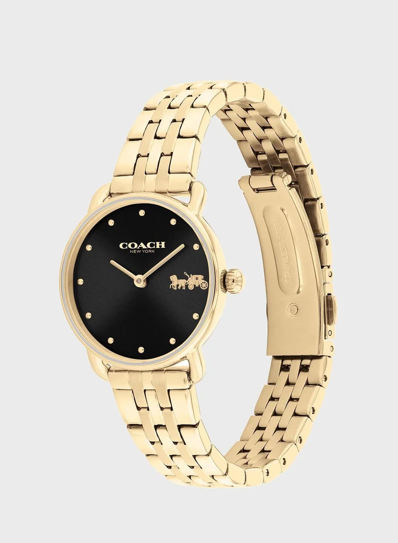 COACH Steel Strap Analog Watch