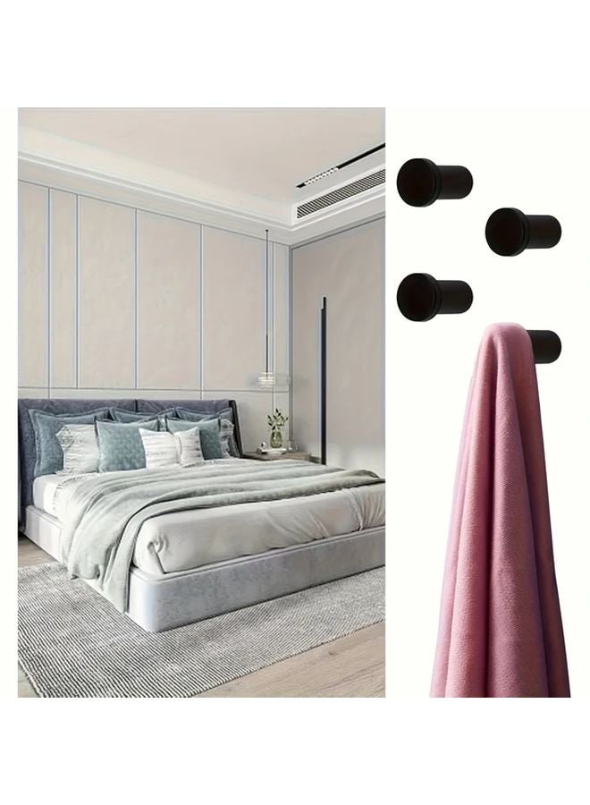 8 قطع خطافات معاطف حمام مودرن معلقة على الحائط بلمسة نهائية غير لامعة للمطبخ وغرفة النوم - Image 3