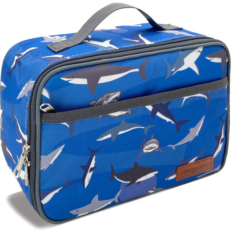 Kulle lunch box Kids Insulated Lunch bag for boysWashable and Reusable Lunch Boxes for School Work Picnic or TravelAstronaut Camo Space Dinosaur Shark