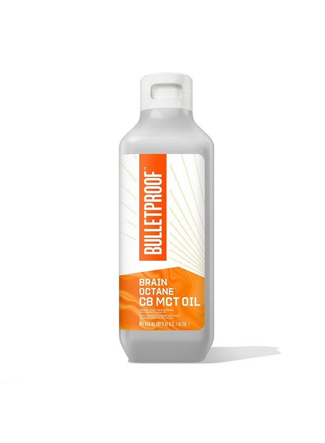 Bulletproof Brain Octane C8 Mct Oil 32 Ounces Keto Supplement For Sustained Energy And Fewer Cravings - Image 1