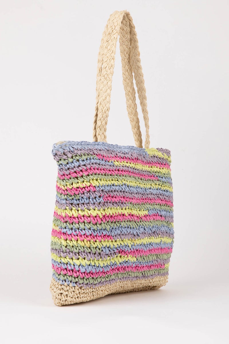 DeFacto Multicolour Woman Straw Shopping Bag Casual - Image 2
