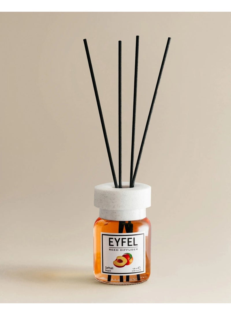 EYFEL Peach Reed Diffuser 120ml - Image 1