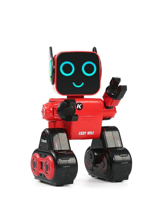 JJRC Interactive Voice Robot for Kids – Cady Wile Smart Robot with Programmable Singing and Talking Features, Voice Commands, and Learning Play – RC Robot for Kids Educational Toy  - Image 1