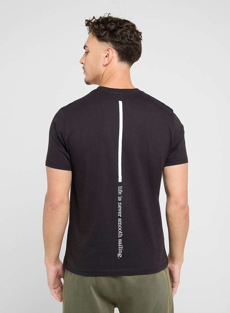Seventy Five Basics Printed T-Shirt  - Image 2