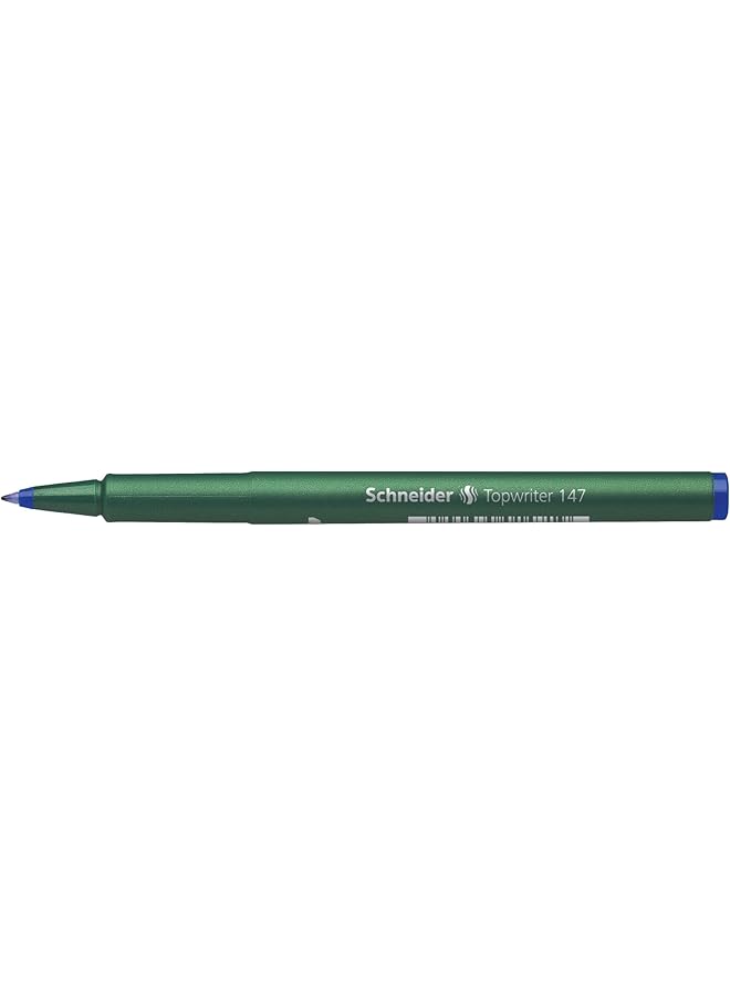 Schneider Topwriter 147 Mint Green Barrel Fiber Pen Blue Pack Of 10 - Image 4