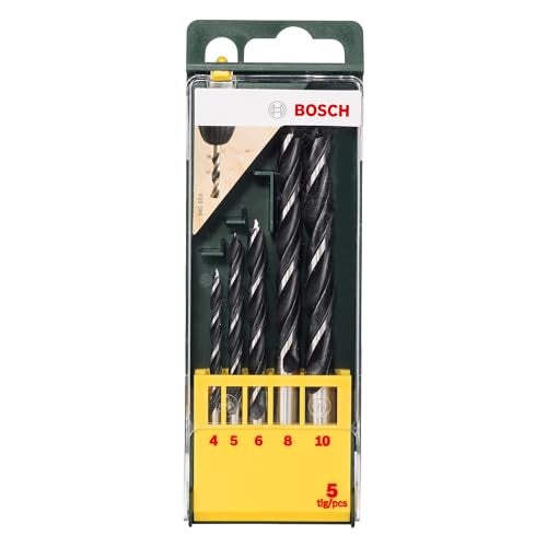 Bosch Professional Wood Drill Bit Set (5 pcs) (Diameter: 4/5/6/8/10 mm) - Image 1
