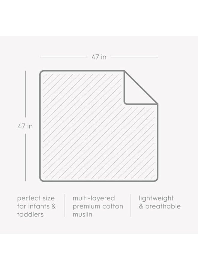 Little Unicorn Original Premium Cotton Quilt | Multi-Layered & Extra-Soft Muslin Fabric |for Babies & Toddlers (Bison) - Image 4