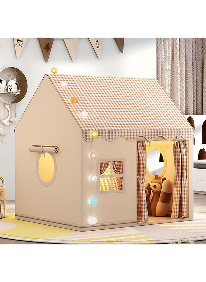 لينجي خيمة لعب، خيمة خرافية محمولة كبيرة للترفيه الداخلي، قابلة للغسل والطي، خيمة لعب داخلية مناسبة للأطفال من سن 3 إلى 10 سنوات - Image 1