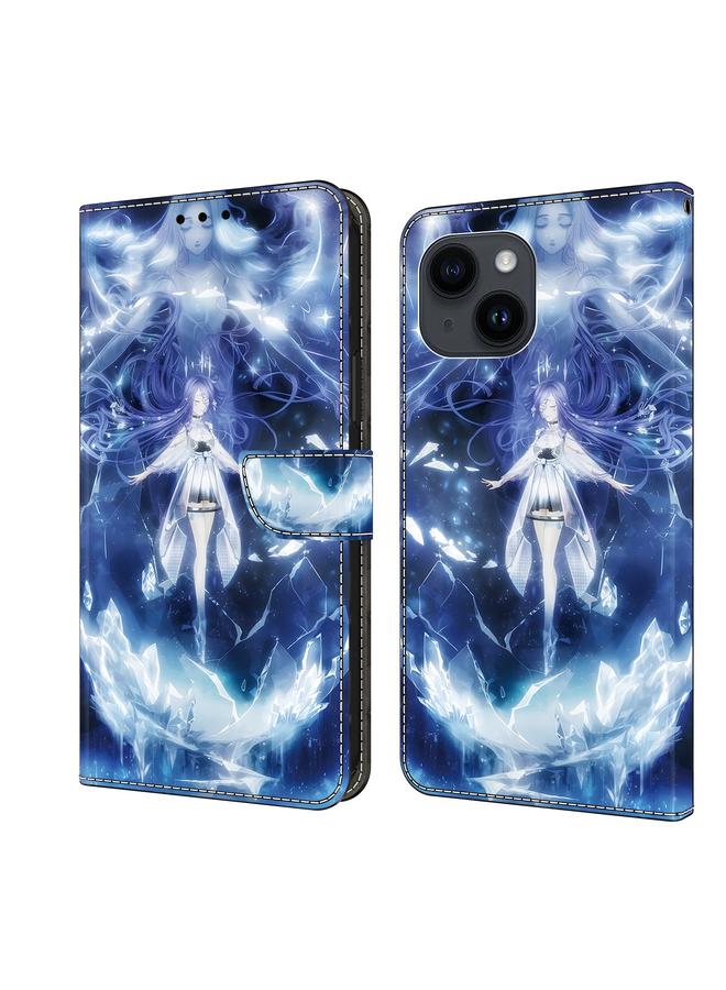 S-TOP Case For iPhone 12/12 Pro Crystal Painted Leather Phone case - Image 1