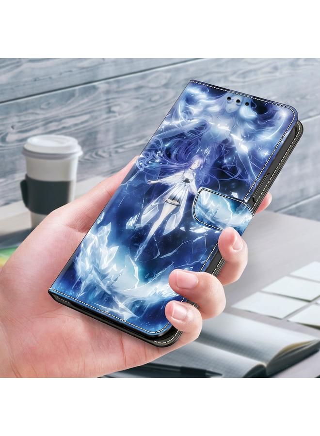 S-TOP Case For iPhone 12/12 Pro Crystal Painted Leather Phone case - Image 5