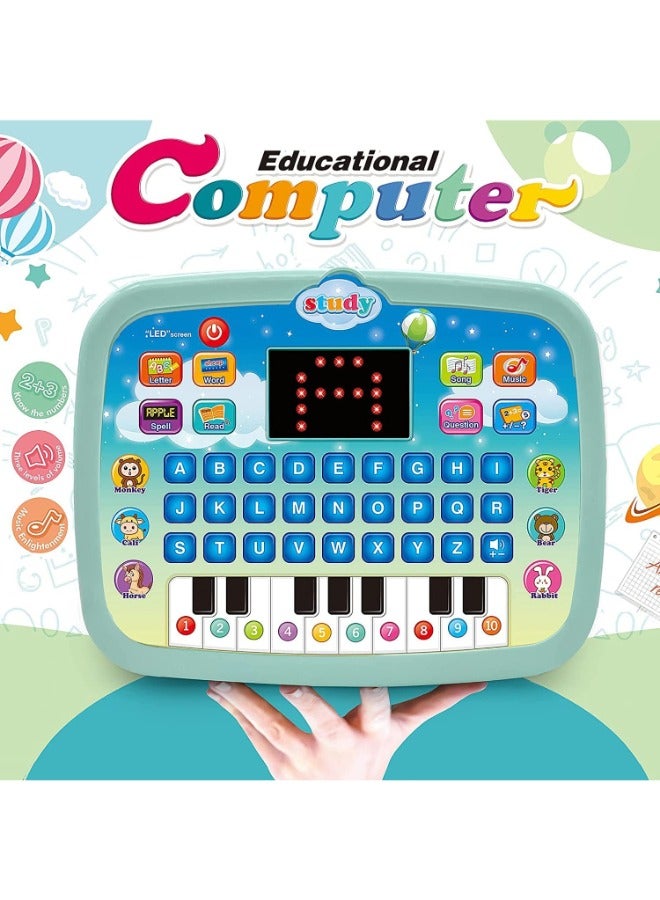 Assorted Color Kids Learning Tablet for Toddlers with LED Screen | Interactive Educational Toy Teaching Alphabet, Numbers, Words, Music u0026 Math | Early Development Montessori Electronic Pad for Boys u0026 Girls Age 3-6 | Smart Learning Tablet Gift for Kids - Image 4