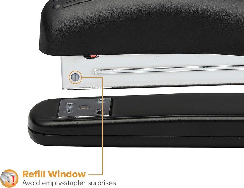 Bostitch Office Ergonomic 20 Sheet Desktop Stapler, Black, 2-Pack - Image 2