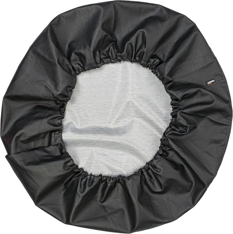 MOONET Spare Tire Cover - Thick Leather Universal Fit for Jeep, Trailer, RV, SUV, Truck - Tough Tire Wheel Soft Cover (Fits 19”-21” Diameter, 9” Width) - Image 3