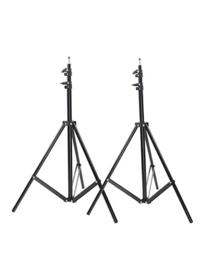 شوبي ستاند فوتو ستوديو لايت ستاند سوداء - Image 1