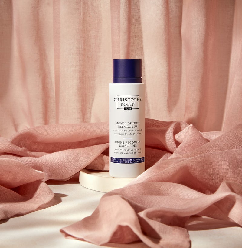 Christophe Robin Night Recovery Monoi Oil With White Lotus Flower - Intense Overnight Treatment 92g - Image 5