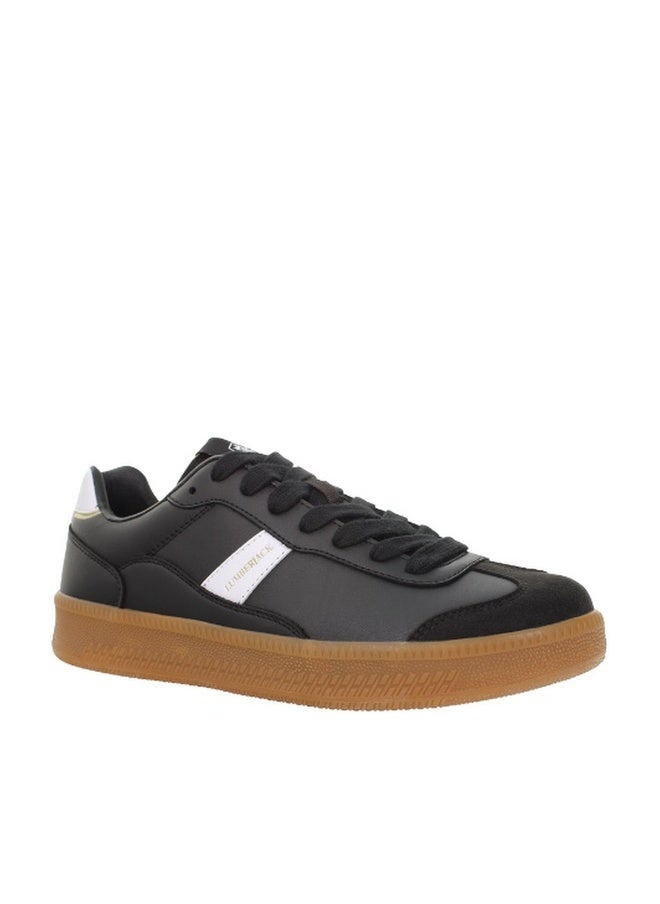 Lumberjack Fofana Men’s Sneakers – Black Casual Lace-Up Shoes with Gum Sole | Comfortable Everyday Fashion Trainers - Image 1