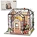 Flever DIY Miniature House Kit Tiny Home Kit with LED Light Mini House Build Craft Kits for Adults and Teens Home Decor Creative Gift for FamilyFriends Jenny s Greenhouse - Image 2