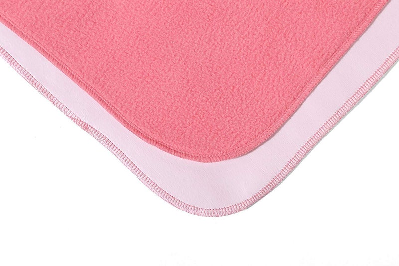 Quick Dry FRATELLI Quick Dry Safety Stitched Bed Protector, XL-4.5ft x 6.5ft(Salmon Rose) - Image 3
