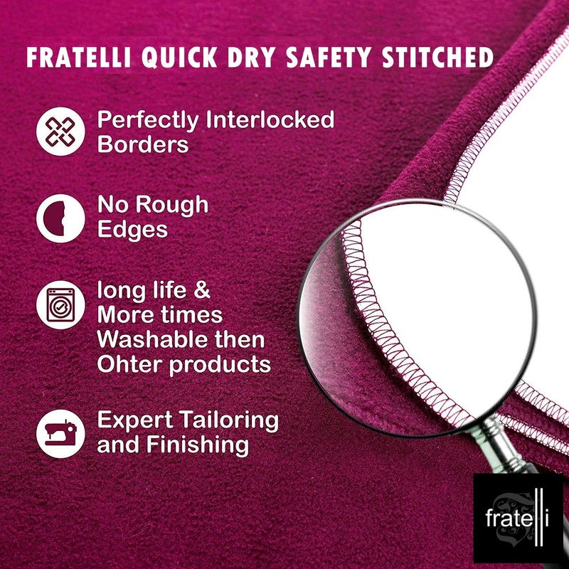 Quick Dry FRATELLI Quick Dry Safety Stitched Bed Protector, XL-4.5ft x 6.5ft(Salmon Rose) - Image 4