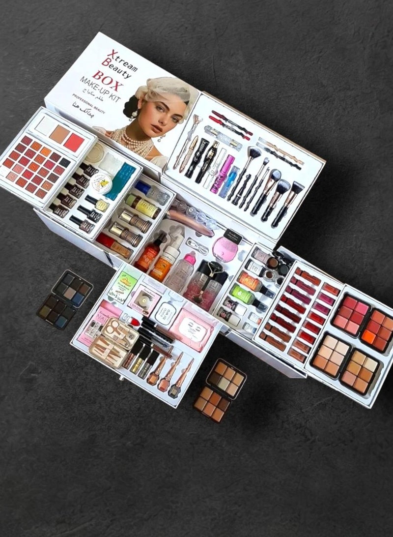 إكستريم بيوتي طقم أدوات ومستحضرات مكياج متعدد الألوان
