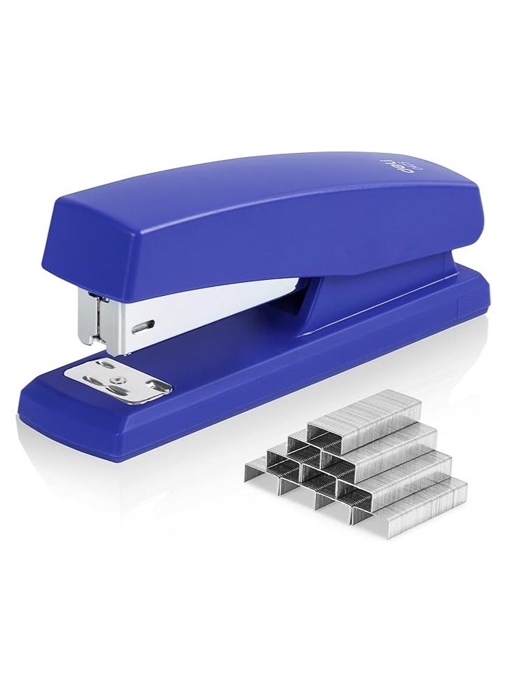 ديلي دباسة مكتب Deli مزودة بـ 640 دبوسًا وسعة 25 ورقة، باللون الأزرق - Image 1