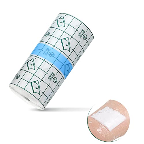 Anzailala Transparent Stretch Adhesive Bandage Clear Waterproof Bandages Dressing Tape for Shower Tattoos(8 cm * 5 m) - Image 1