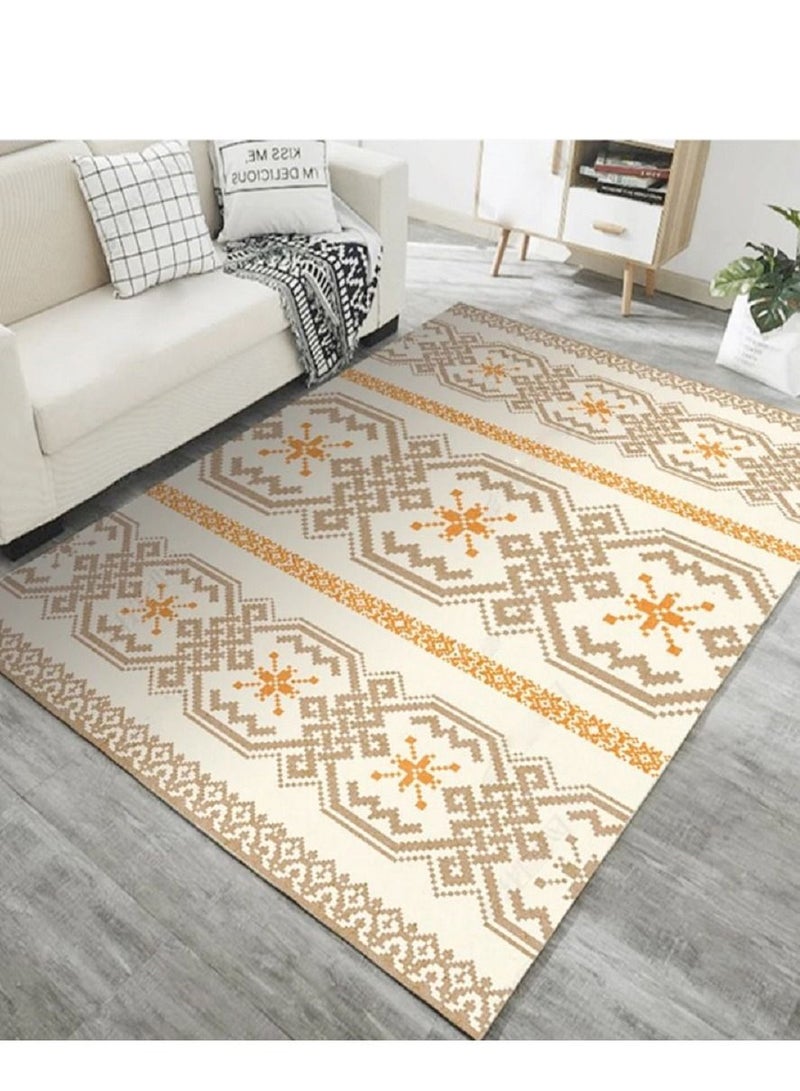 Sharpdo سجادة منطقة غرفة المعيشة غرفة النوم سجادات وسجاد مستطيل ناعم 160*230 سم - Image 1