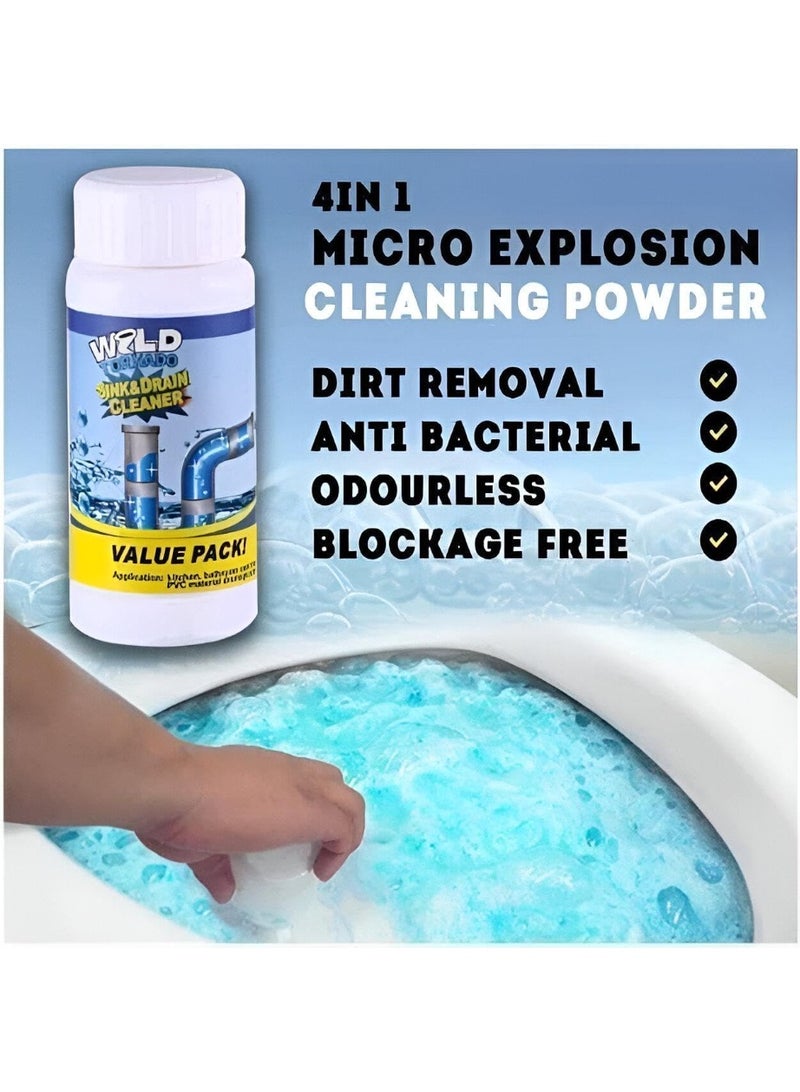 محلول تسليك الصرف، مسحوق بتركيبة متخصصة لفتح جميع أنواع أنابيب الصرف والمجاري بفعالية وسرعة - Image 5