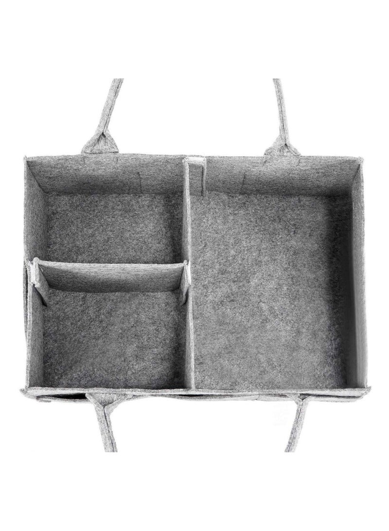 Baby Diaper Caddy Organizer Portable Large Diaper Caddy Tote Car Travel Bag  - Image 2