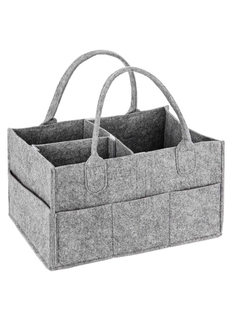 Baby Diaper Caddy Organizer Portable Large Diaper Caddy Tote Car Travel Bag  - Image 1