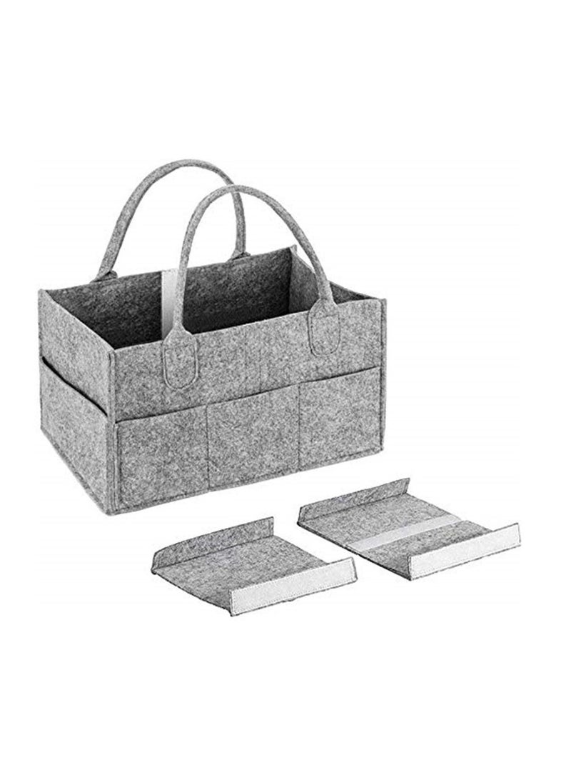 Baby Diaper Caddy Organizer Portable Large Diaper Caddy Tote Car Travel Bag  - Image 4