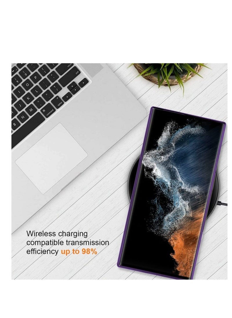 Ipefet Magnetic Clear Case for Galaxy S24 Ultra Case, Compatible with MagSafe, Love Heart Design Electroplated Case Soft TPU Shockproof Full Camera Lens Protective Case for Samsung Galaxy S24 Ultra - Image 4