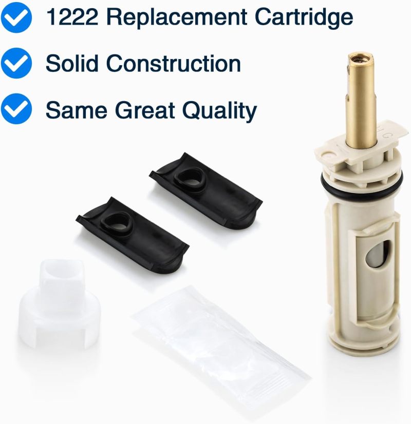 Posi Temp Shower Cartridge 1222 Yellow - Easy Installation Perfect Fit Replacement Cartridge for Single Handle Moen Tub Shower Valves - Image 3