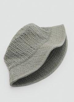 MANGO Textured Cotton Bucket Hat  - Image 2