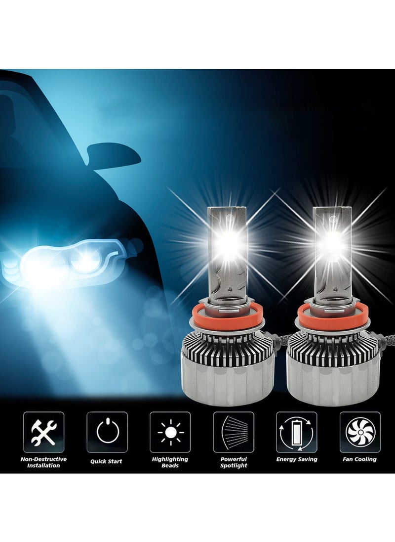 SPIDER - Car LED Headlight Bulb H11 Canbus Car Head Light Bulb 550000 LED Super Power 95000LM SP150 W150 NEW SPIDER PLUS - Image 1
