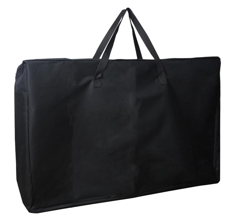 Luccov 4/6/ 8 Foot Folding Table Storage Bag, Waterproof Heavy Duty Large Carrying Bag for Folding Tables, Picnic/Camp Tables Cover with Durable Zipper & Shoulder Strap, 31" D X 37" W X4.5 H, Black - Image 1