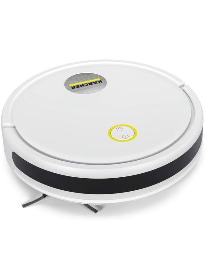 RCV 2 Robot Vacuum Cleaner with Mop – Smart App Control, Powerful Suction, LiDAR Navigation, Multi-Surface Cleaning for Hard Floors & Carpets 1 W 12696720 White