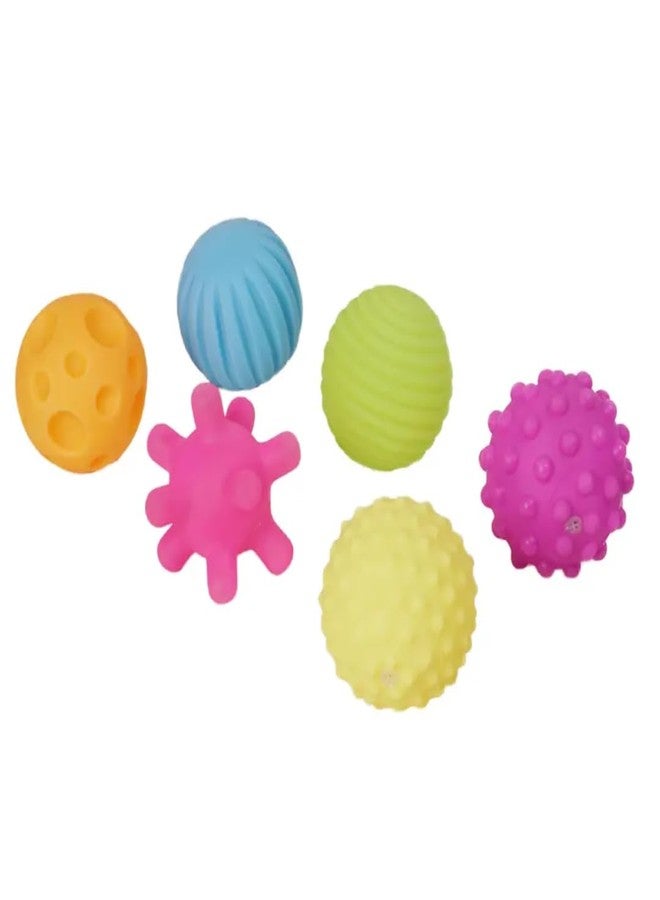 Sawkirp Darshraj Sensory Balls Set, Multi-Textured, 6 Pieces - Image 1