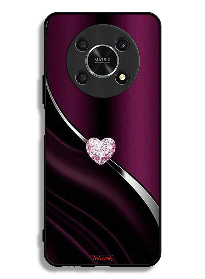 Tolwak Honor X9 5G Protective Case Cover Diamond Heart - Image 2