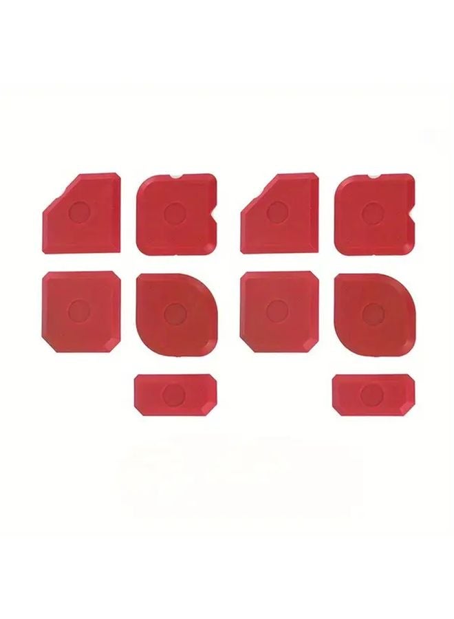 10pcs Blue Caulking Tool Kit 23 Shapes Reusable Sealant Finishing Tool For Kitchen Bathroom - Image 4