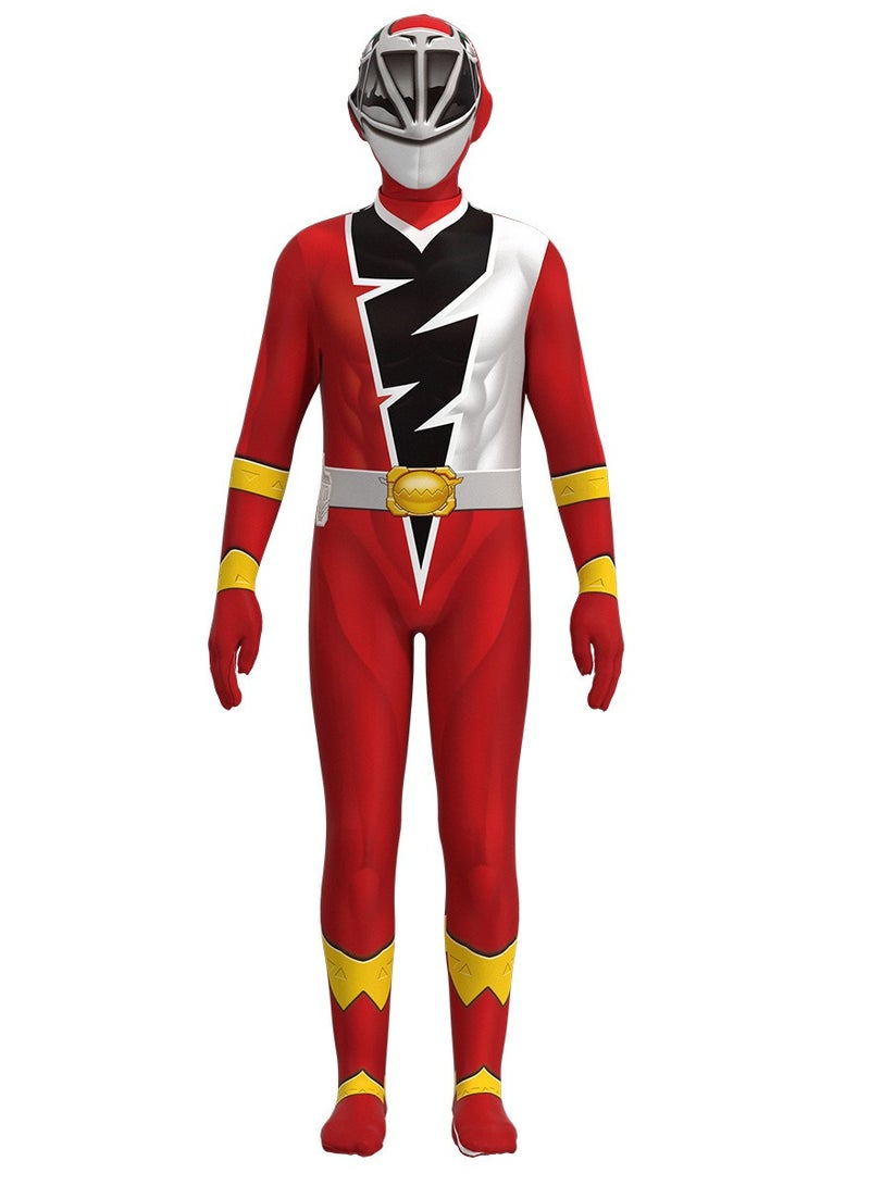 Knight Dragon Sentai Dragon Dresser cos suit tight jumpsuit stage dress up costume - Image 1
